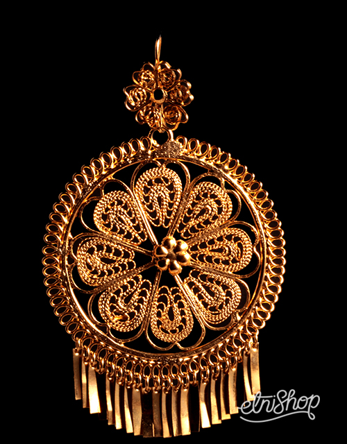 Aretes de Filigrana Flor