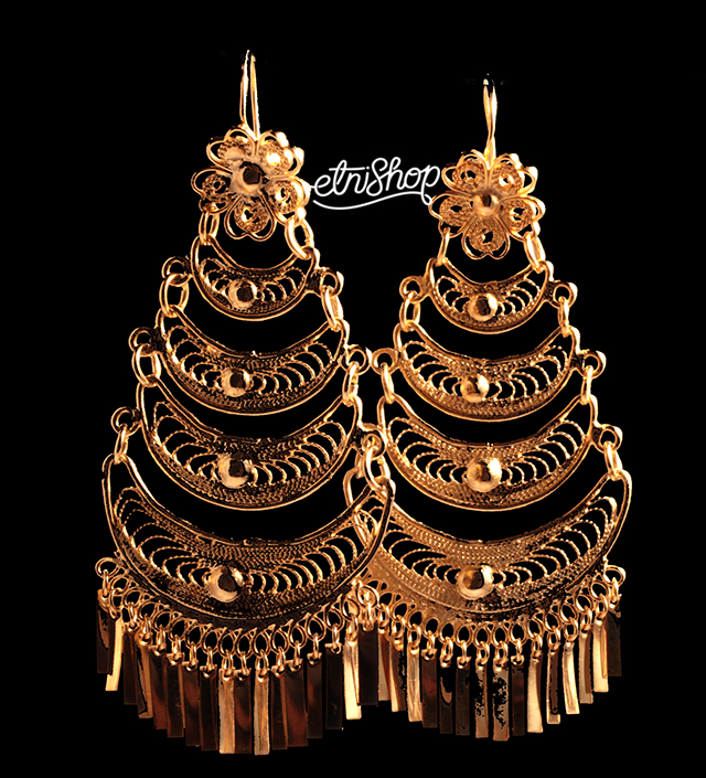 Aretes Artesanales Luna - Imagen 2