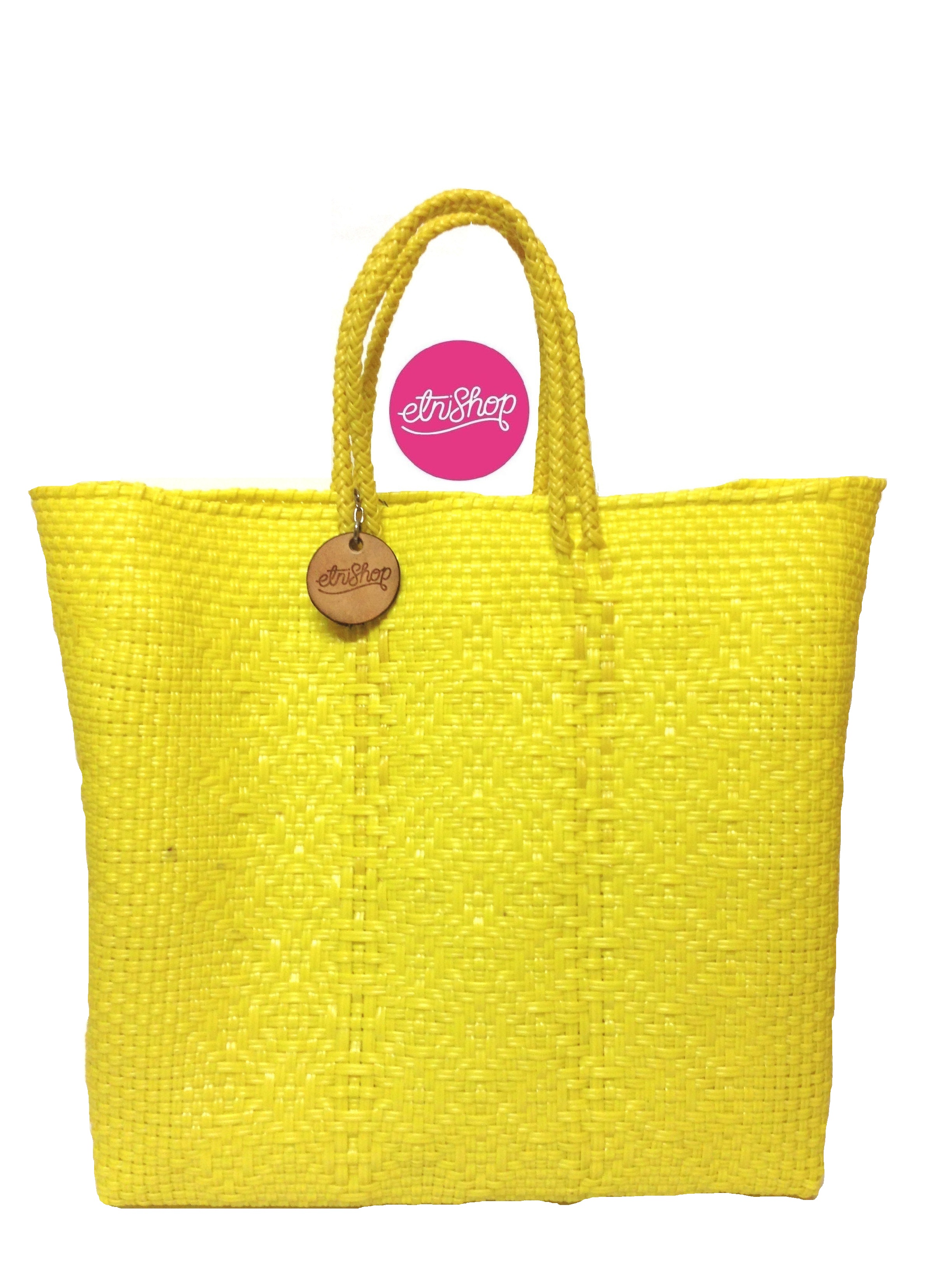 Maxi Bolsa Amarilla Rombos